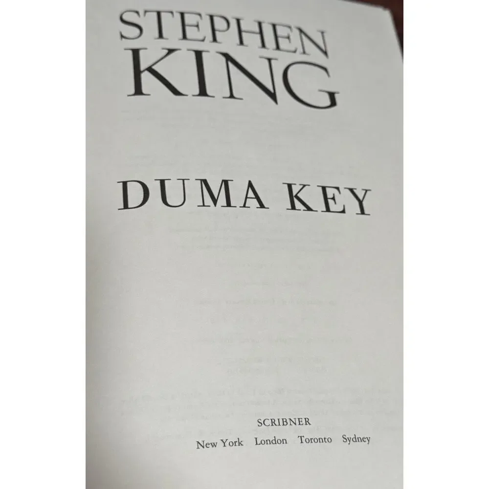 Duma Key by Stephen King (2008, Hardcover) First Edition 1st printing